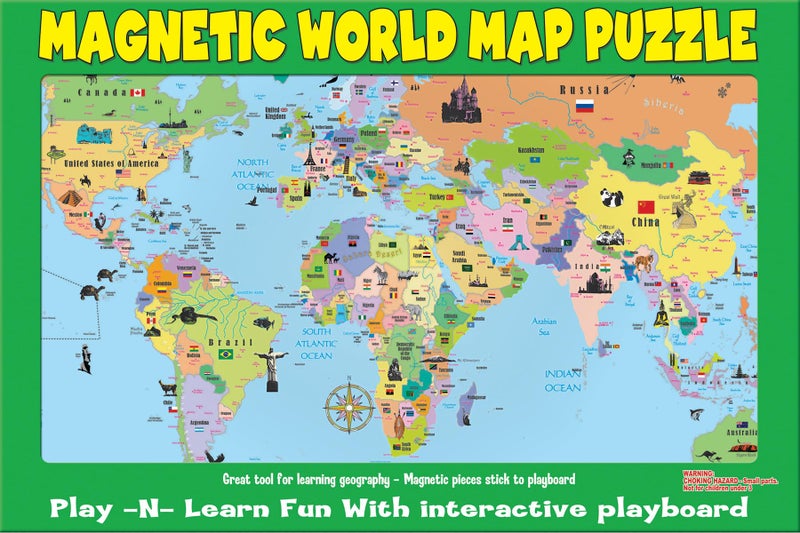Ata-Boy AtaBoy Magnetic World Map - Image 4