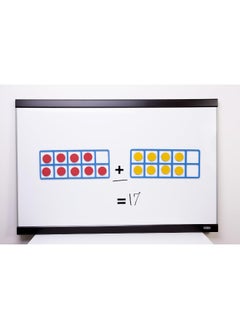 Learning Advantage LEARNING ADVANTAGE Giant Magnetic Foam Ten Frames - In Home Learning Manipulative for Early Math - 2 Frames with 20 Disks - Teach Number Concepts, Addition and Subtraction  - Image 4