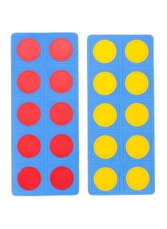 Learning Advantage LEARNING ADVANTAGE Giant Magnetic Foam Ten Frames - In Home Learning Manipulative for Early Math - 2 Frames with 20 Disks - Teach Number Concepts, Addition and Subtraction  - Image 1