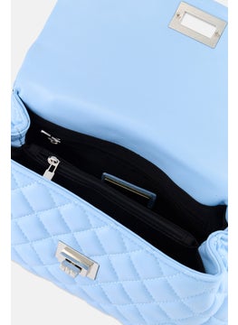 Women Quilted Cross Body Bag 23 L x 17 H x  8 W cm, Blue - pzsku/Z1D3C37F832B16EB8212BZ/45/_/1737642306/112e6b69-77cf-44d8-9db0-db4780d2da16