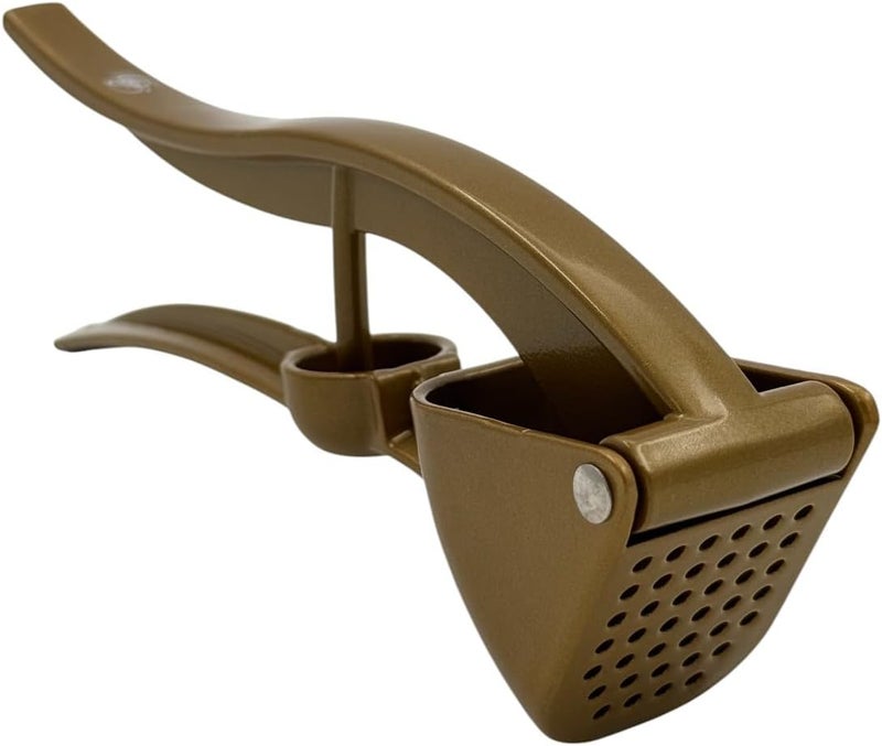 B&D Premium Garlic Press - Bronze Kitchen Tool with Ergonomic Handle - Image 3