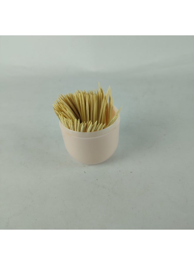 خلة اسنان خشب طبية - عدد قطعتين - عود خشب لتنظيف الاسنان - لالتقاط الفواكه او للتزين - استخدامات متعددة - Image 2