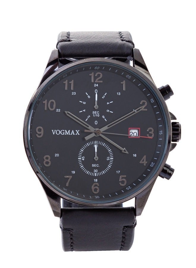VOGMAX Wrist Watches For Men Waterproof Luxury Creative Leather Watch - Image 1
