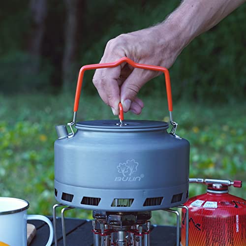 Bulin Camping Kettle 1.6L Heat Exchange Camp Tea Coffee Pot Lightweight Outdoor Hiking Gear Portable Teapot - Image 5