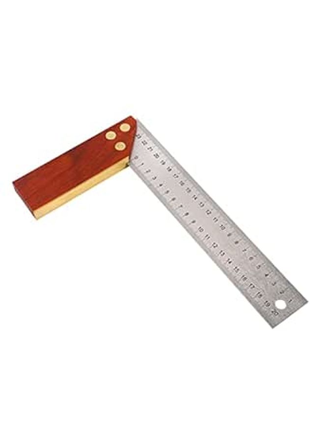 L Shaped Woodworking Angle Ruler 250mm Square Protractor Easy Hold Carpenter Tool - Image 1