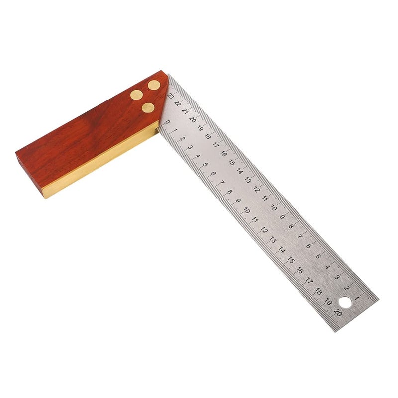 L Shaped Woodworking Angle Ruler 250mm Square Protractor Easy Hold Carpenter Tool - Image 2