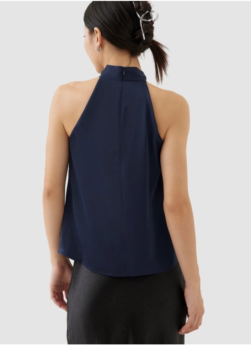 STYCHED - Beijing Navy Blue Top - Image 1