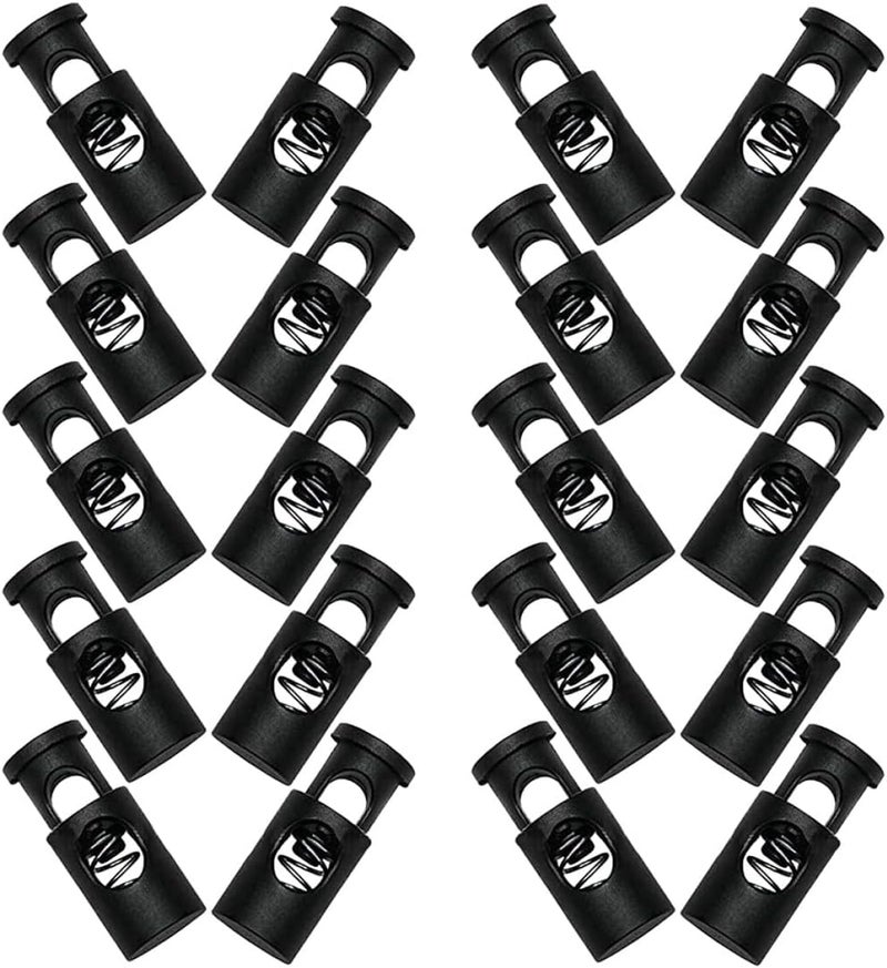 50pcs Black Anti-Wind Flag Stoppers for Garden Flags, Windproof Spring Clips Lawn Banner Accessories for Outdoor Flagpole Hardware - Image 1