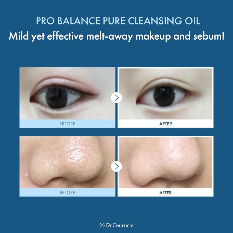Dr. Ceuracle Dr.Ceuracle Pro Balance Pure Cleansing Oil - Gentle Makeup Remover for All Skin Types - Image 2