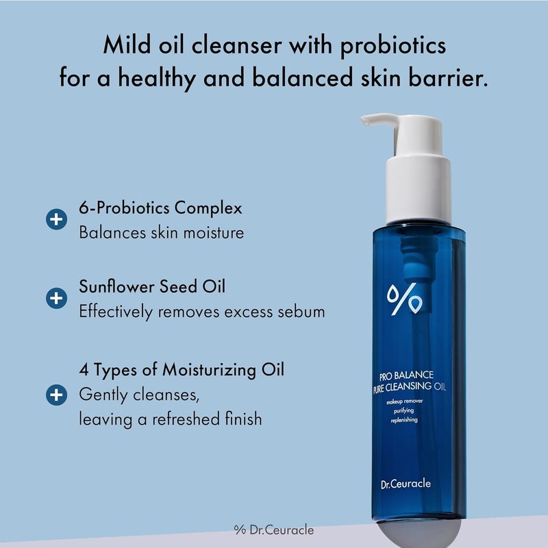 Dr. Ceuracle Dr.Ceuracle Pro Balance Pure Cleansing Oil - Gentle Makeup Remover for All Skin Types - Image 4