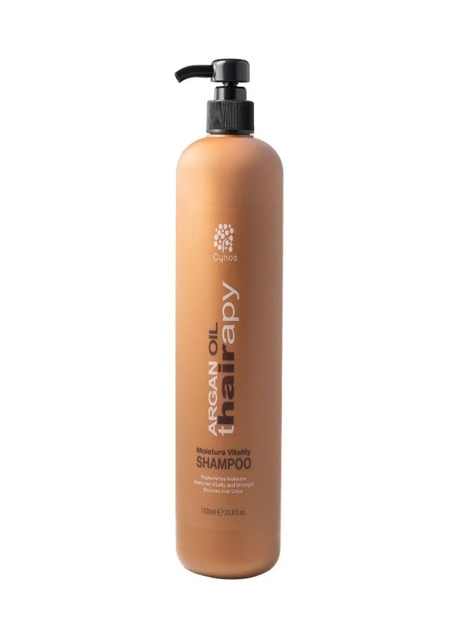 Cynos Moroccan Argan Oil Shampoo | Ultra Moisturizing Formula | Unisex Shampoo For All Hair Type (1000ml) - Image 1
