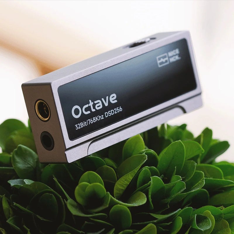 Nicehck Octave Type-C Headphone Amplifier, Lossless Decoding, Es9039q2m DAC 768kHz/32-bit Dsd256, 3.5mm/4.4mm Output, Grey - Image 2