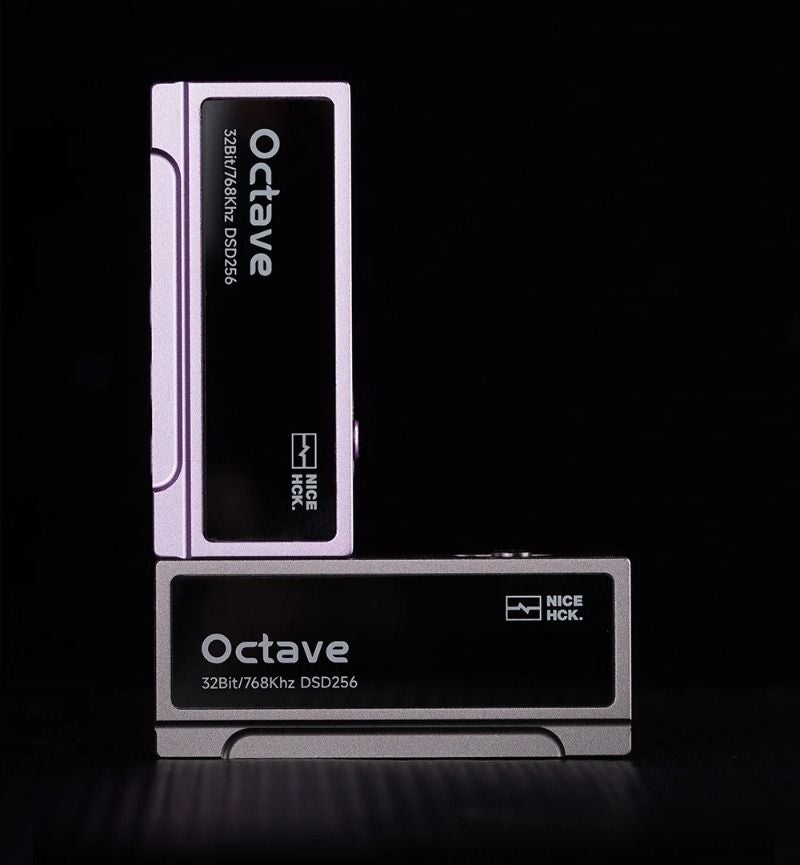 Nicehck Octave Type-C Headphone Amplifier, Lossless Decoding, Es9039q2m DAC 768kHz/32-bit Dsd256, 3.5mm/4.4mm Output, Grey - Image 5