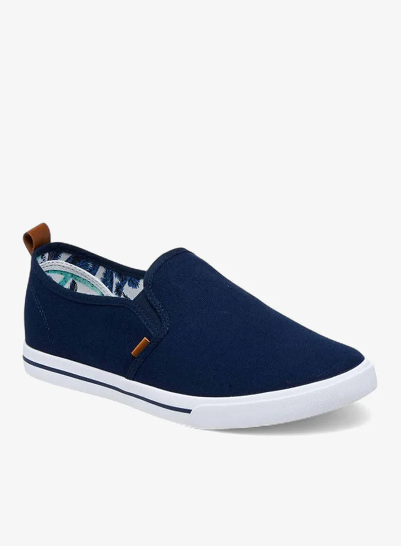 لي كوبر حذاء رجالي سادة سهل الارتداء بشريط سحب