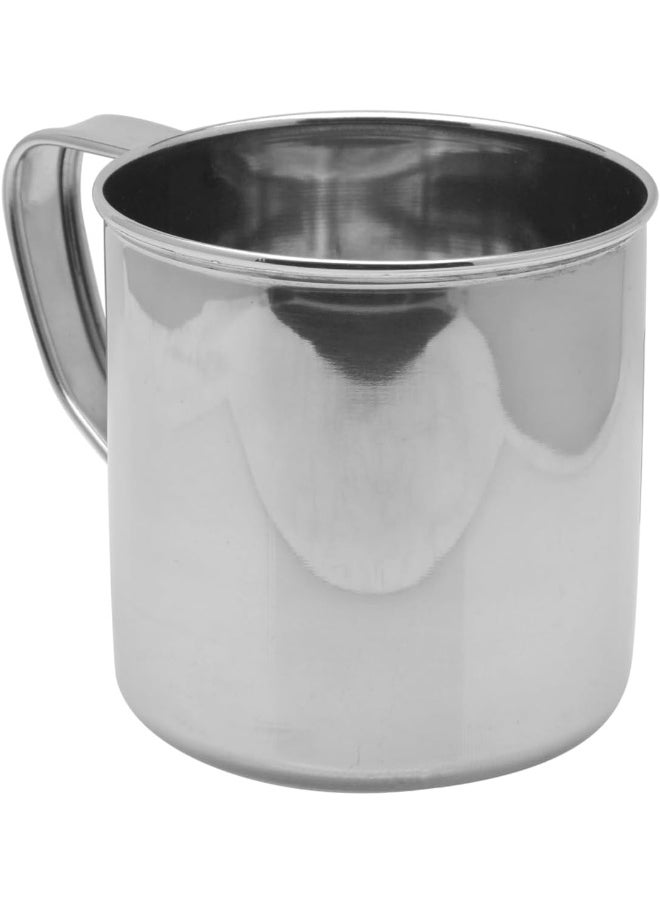 RAJ Raj Stainless Steel Mug with Handle, 10 cm, NM0010, Serving Mug, Water Mug, Tea & Coffee Serveware  - Image 4