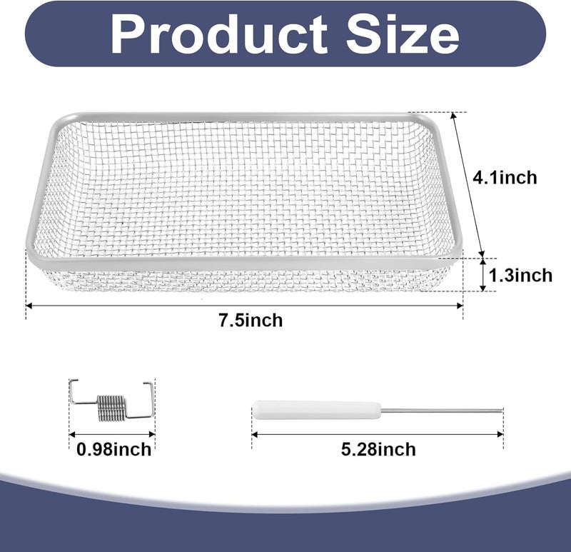 Wadoy RV Furnace Vent Cover,Flying Insect Bug Cover,Stainless Steel Screen to Protect RV Water Heater from External Creature,7.5''x 4.1''x 1.3'' - Image 3