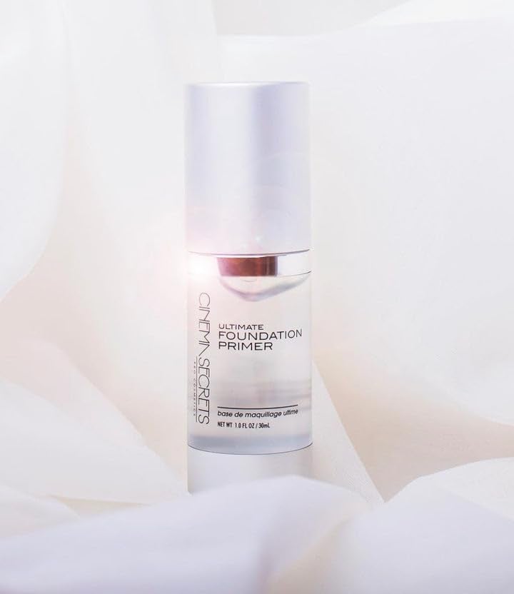 Cinema Secrets Ultimate Foundation Primer - Lightweight Silicone-Based Primer with Vitamins A & E, Hydrating & Smoothing, Preps Skin for Flawless Makeup