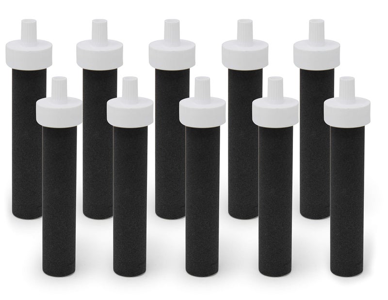 Fette Filter Replacement Filters for Brita Water Bottles  BPA Free Water Filters Compatible with Brita HardSided Bottles  Sport Sided Bottles  Compare to Part BB06 Pack of 10