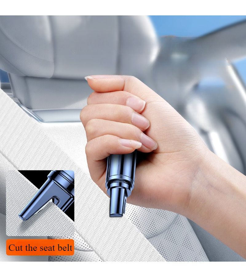 Black Safety Hammer Car Window Breaker Emergency Escape Tool - Image 5