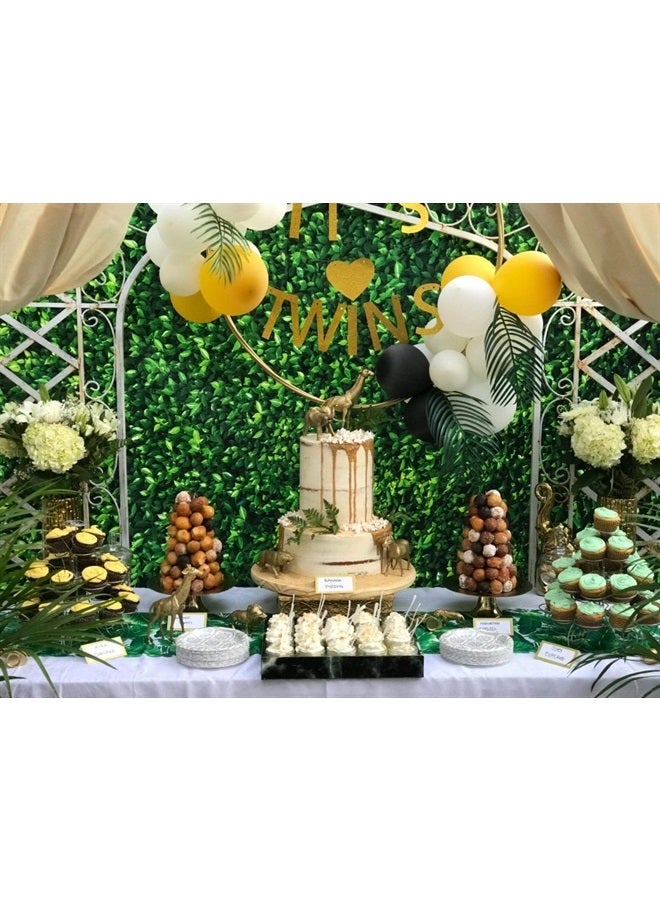 SJOLOON 5X7ft Green Leaves Backdrop Grass Backdrop Natural Green Lawn Party Photography Backdrop Birthday Newborn Baby Lover Wedding Photo Studio Props 10923 - Image 4