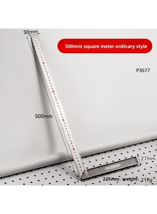 Multifunctional Thick Special Stainless Steel Angle Ruler Universal 90 Degree Angle Ruler Stainless Steel Angle Ruler 