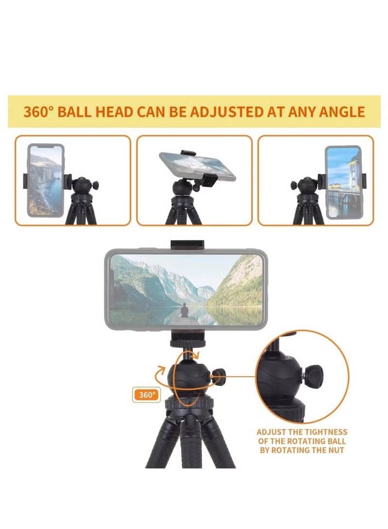 MIGOFAST Premium Flexible Phone Tripod with Wireless Remote Mini Tripod Stand for Camera GoPro Mobile - Image 3