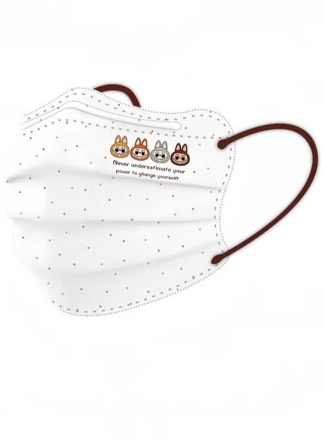 30pcs Butterfly Mask Protective 3D Disposable Dust Mask Individually Packaged (Adult Large) Cute Cartoon - Image 2