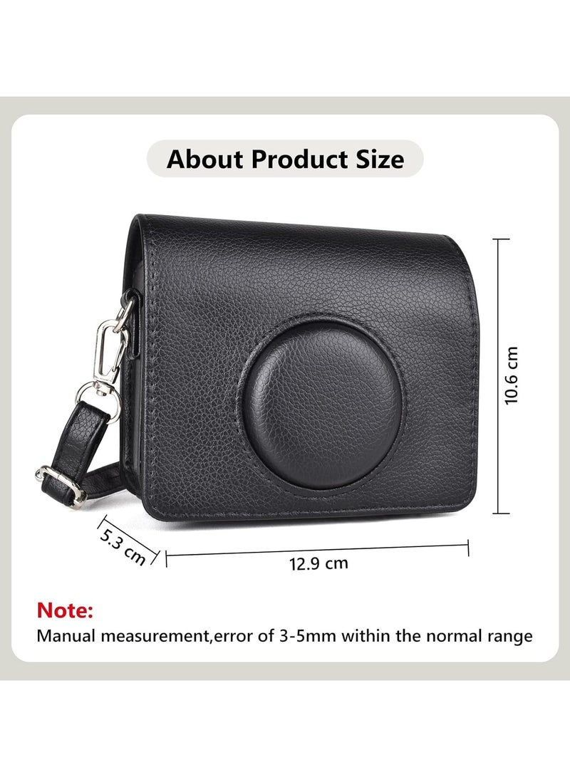 Instax Vintage PU Leather Protective Case for Fuji Instax Mini EVO Instant Camera - Image 2