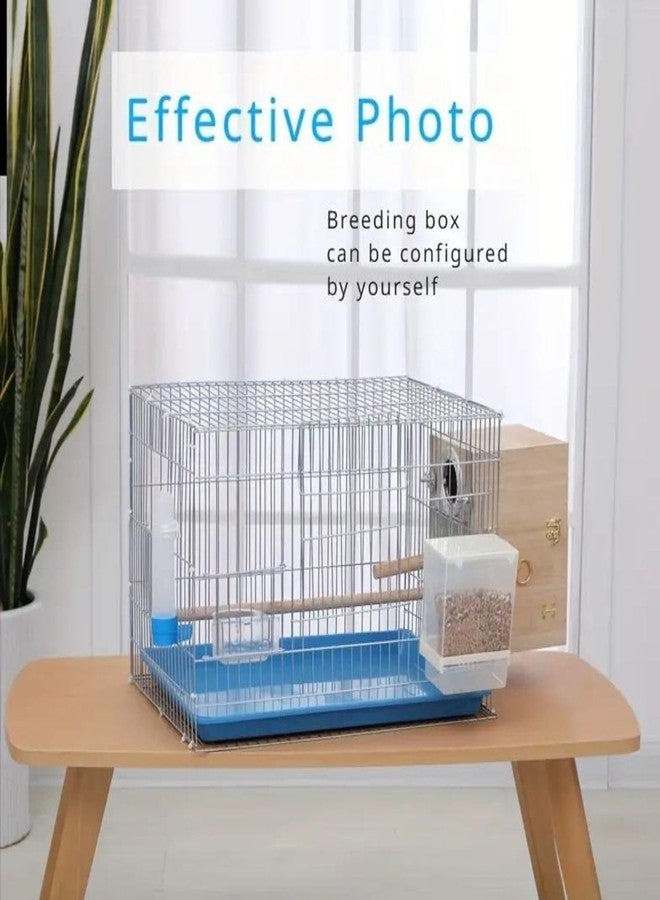 VAYINATO Petzlifeworld Anti Spill White Cage Fitting Plastic Feeder for Birds 500Ml, Medium - Image 2