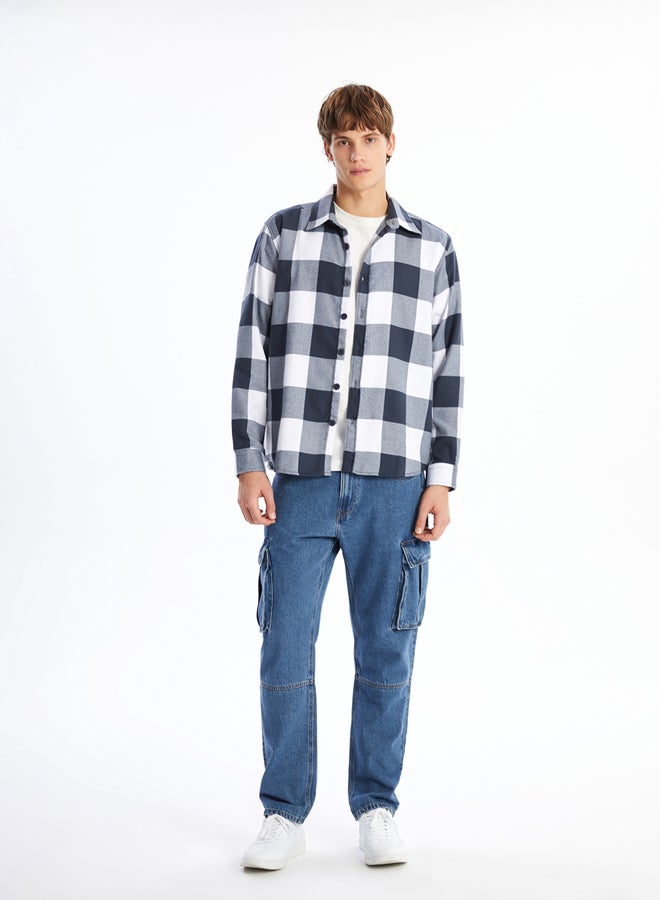 LC WAIKIKI Regular Fit Long Sleeve Gabardine Men's Shirt  - Image 2