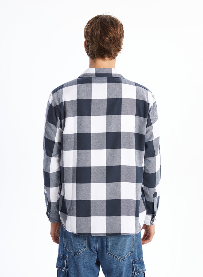 LC WAIKIKI Regular Fit Long Sleeve Gabardine Men's Shirt  - Image 4