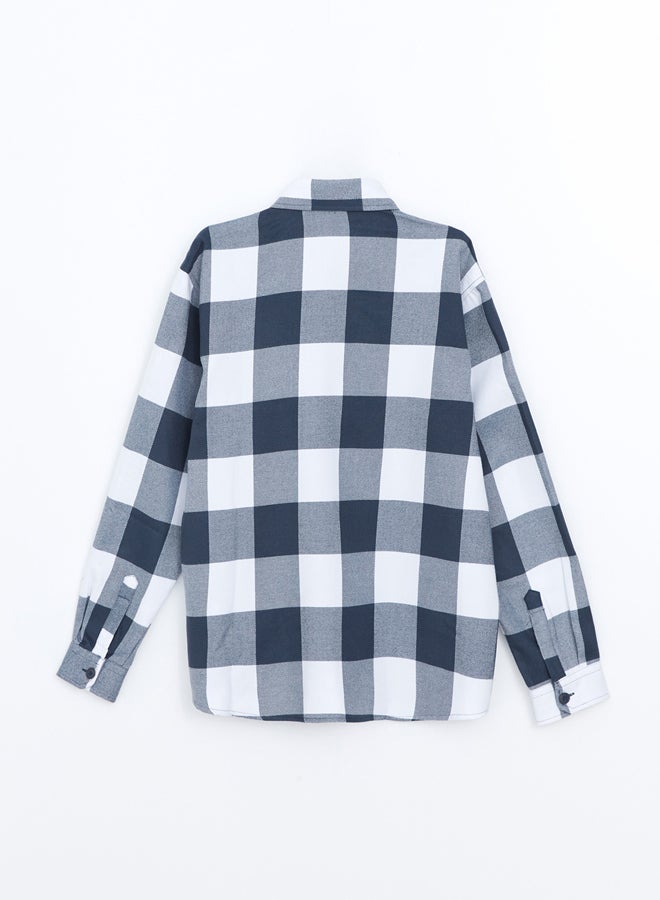 LC WAIKIKI Regular Fit Long Sleeve Gabardine Men's Shirt  - Image 5