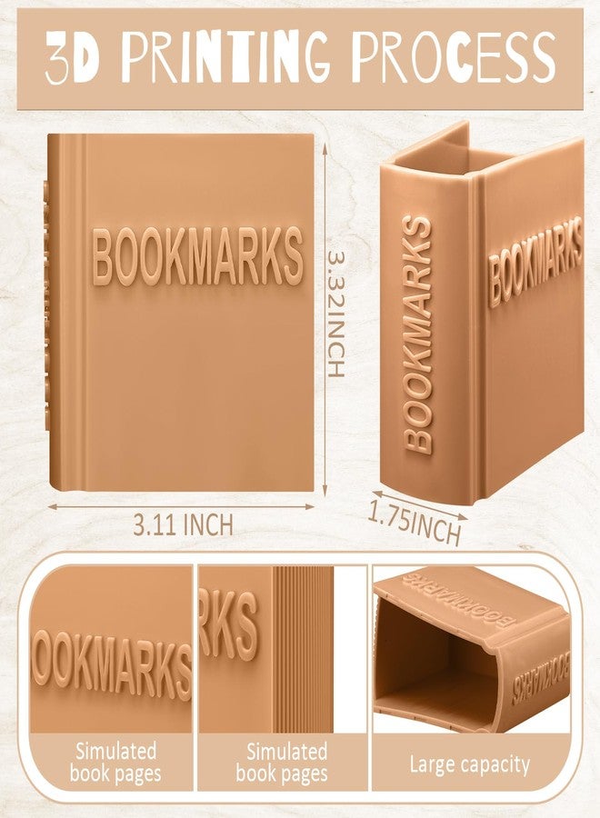 Mooliwe 6 Pcs Christmas Book Club Gift for Women Book Lover Gift Bookmark Holder Bookish Accessory Office Desk Supplies Bookshelf Decor for Librarian Bookwarm Teacher - Image 2