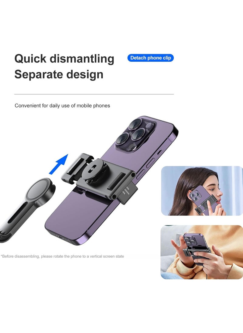 Phone Tracking Tripod 360° Rotation Face Tracking Tripod Foldable Auto Face Tracking Phone Holder For Video Vlog Live Stream No App Required Gesture Control