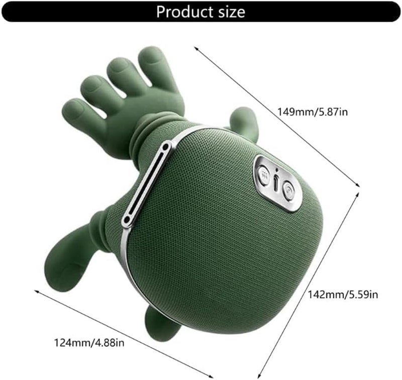 Neck and Shoulder Massager with Heat, Hand Shaped Bionic Heated Massage with 4D Kneading, Electric Rechargeable Cervical Neck Massager Like Fingers for Pain Relief Deep Tissue (Green) - Image 4