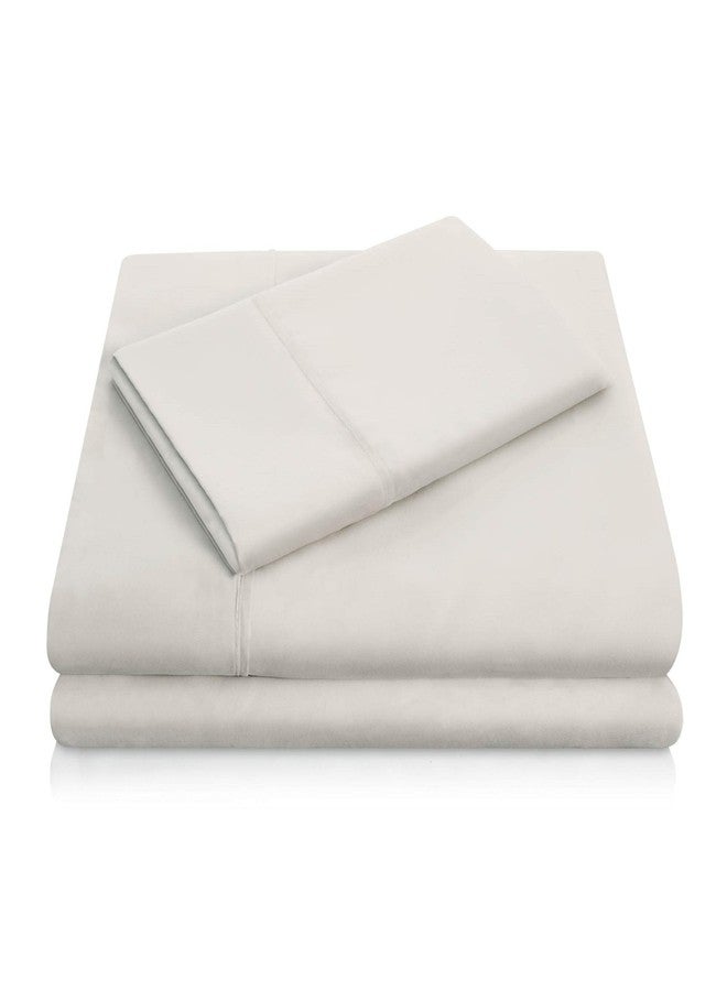 MALOUF Double Brushed Microfiber Super Soft Luxury Bed Sheet Set - Wrinkle Resistant - Twin Size - Driftwood - Image 1