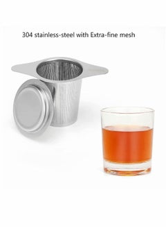 KASTWAVE Stainless Steel Tea Infuser, Premium Tea Strainer with Two Handles & Large Capacity for Loose Tea Leaf, Classic Metal Mesh Tea Filter for Cups, Mugs, Teapots  - Image 3