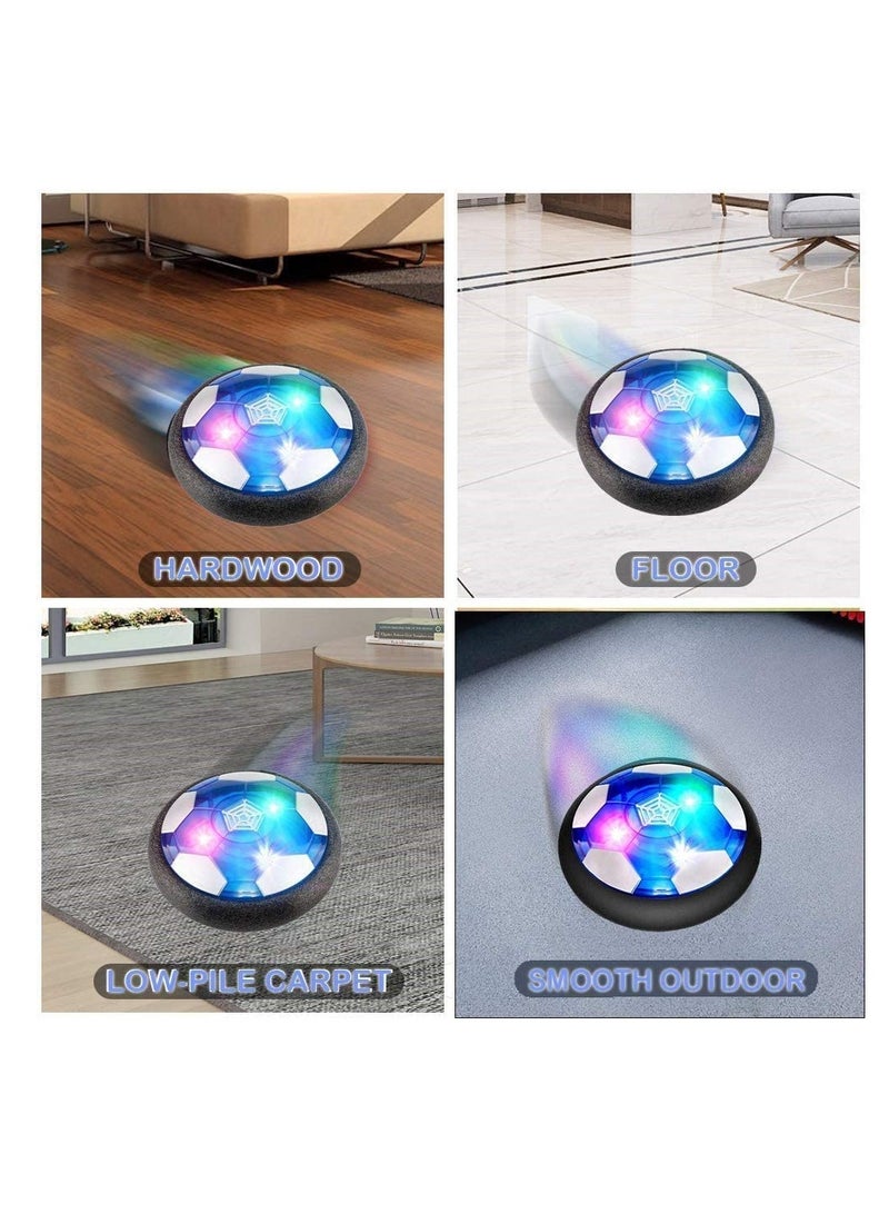 Cuken Hover Soccer Toy, Rechargeable Floating Soccer Ball with Led Lights and Foam Cushion, New Soccer Toys for Indoor Use, Best Gift for Children's Soccer Toys - Image 3