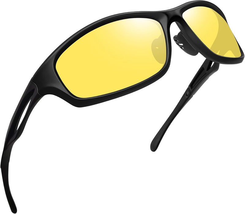 Joopin Polarized Sports Sunglasses for Men & Women – UV400 Wrap-Around Shades for Driving, Cycling & Hiking - Image 1
