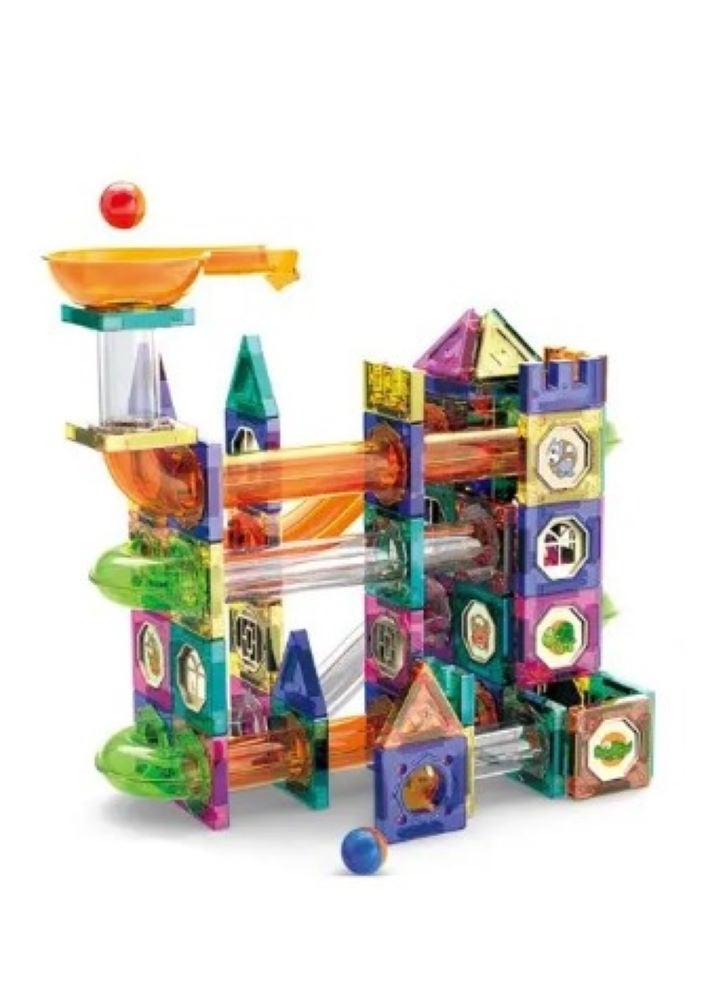 TOY GARDEN Magnetic Building Blocks Construction Set Magnet Tiles Children Montessori  Educational Brain Development Game , Stimulates Imagination,Toy for Kids  - Image 1