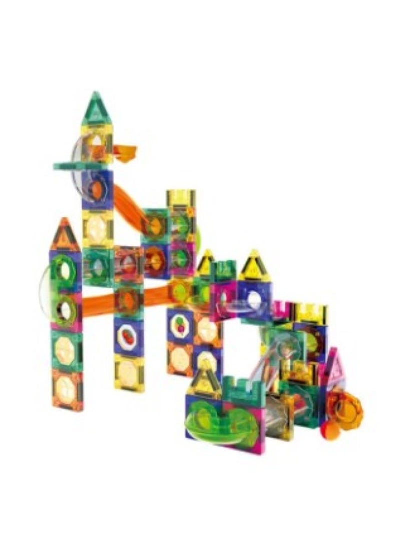 TOY GARDEN Magnetic Building Blocks Construction Set Magnet Tiles Children Montessori  Educational Brain Development Game , Stimulates Imagination,Toy for Kids  - Image 2