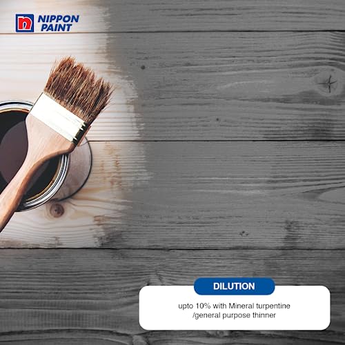Nippon Paint Synthetic Bodelac Enamel (M) (1 L, Smoke Grey, Pack Of 1) - Image 3