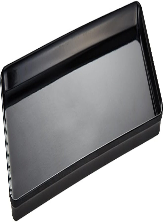 AKDC Harmony Melamine Horeca Rectangular Plate, Black 12 Inches, T2712 - Image 4