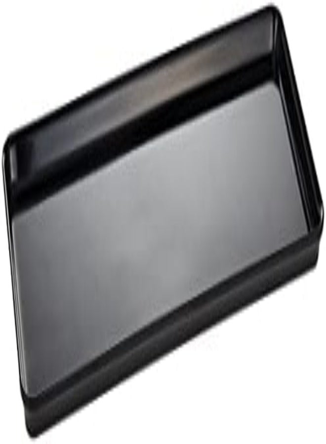 AKDC Harmony Melamine Horeca Rectangular Plate, Black 12 Inches, T2712 - Image 1