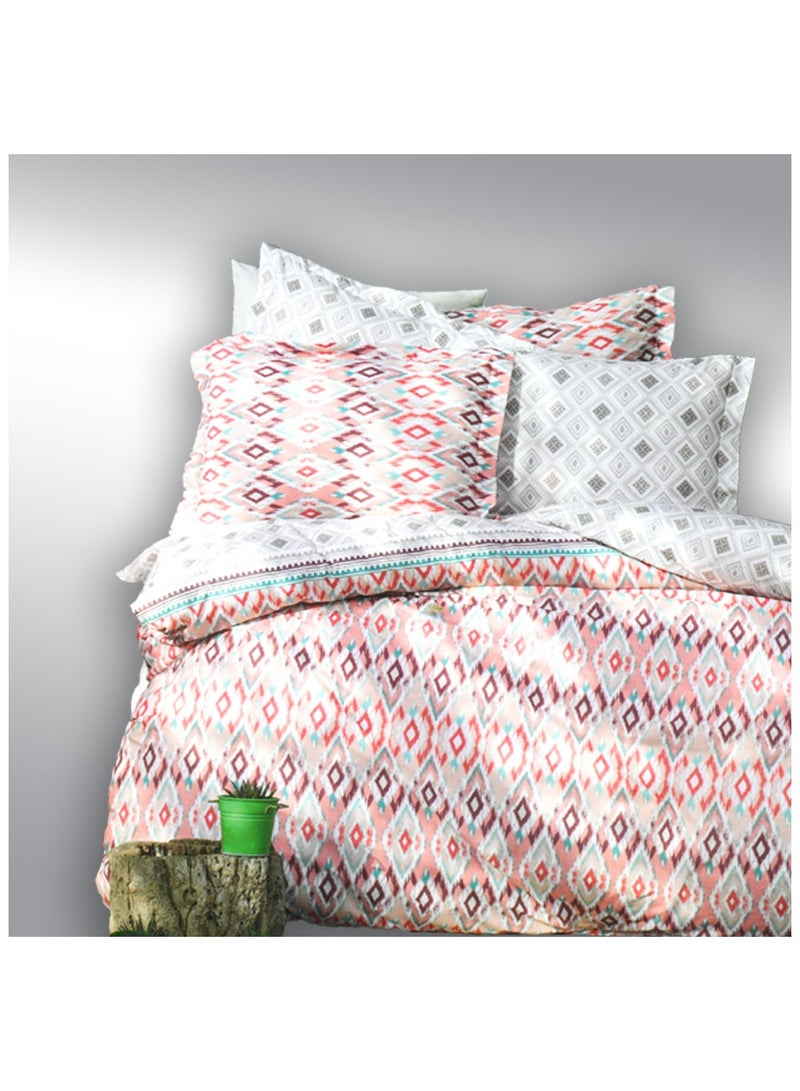 فاميلي بيد كوفرتة كابتونيه مشجر قطن 2 قطع مقاس 180×240 سم موديل 165 من فاميلي بد - Image 4