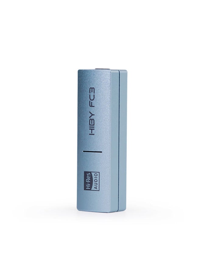 HiBy Fc3 Screen Version, Haibei Decoding Headphone Amplifier, Small Tail External Audio Sound Card, 3.5mm Adapter For Mobile Phones, Mqa 16x, Es9281ac Pro, Light Blue - Image 5