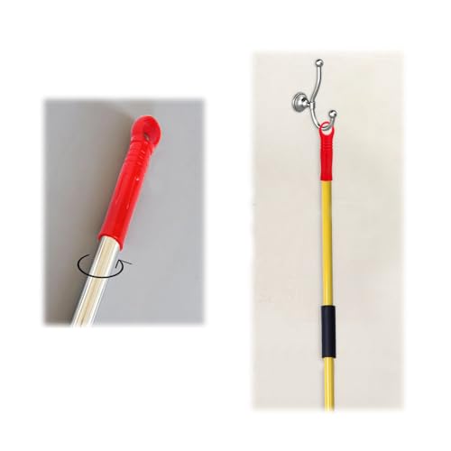 KOOBOOK 5Pcs Easy Install Broom Handle Replacement Cap Universal 25mm Mop Handle End Cap Slip Resistant Plastic Mop Cap Red Broom Gripper Compatible with Most Mops Brooms - Image 4