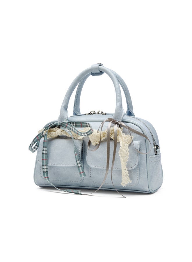 Josiny Summer Outing】 New Fashion Tote Bag, Light Luxury Women's Handbag, Large Capacity Bowling Bag - Image 5