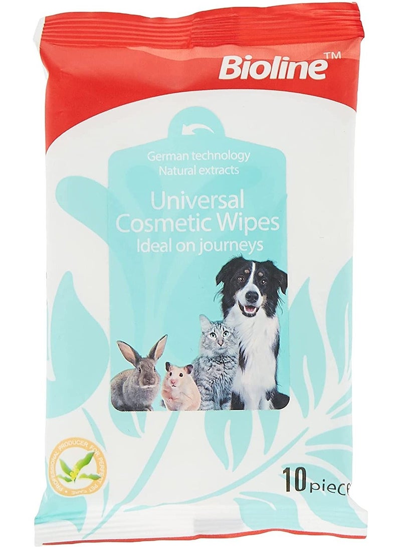 Bioline Universal Cosmetic Wipes 5X10Pcs - Image 1
