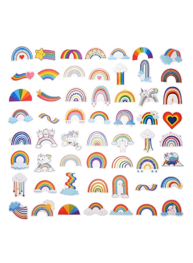 Cleverplay 100 Pack Rainbow Stickers, Rainbow Party Favors, Birthday Decorations - Image 2